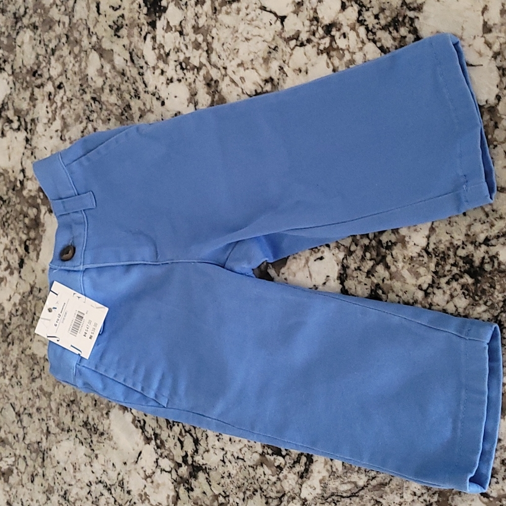 Janie and Jack NEW WITH TAGS blue pants size 6 to 12 months